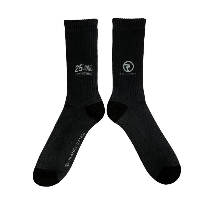 【ORANGE RANGE】25周年 ジャガードソックス/ブラック