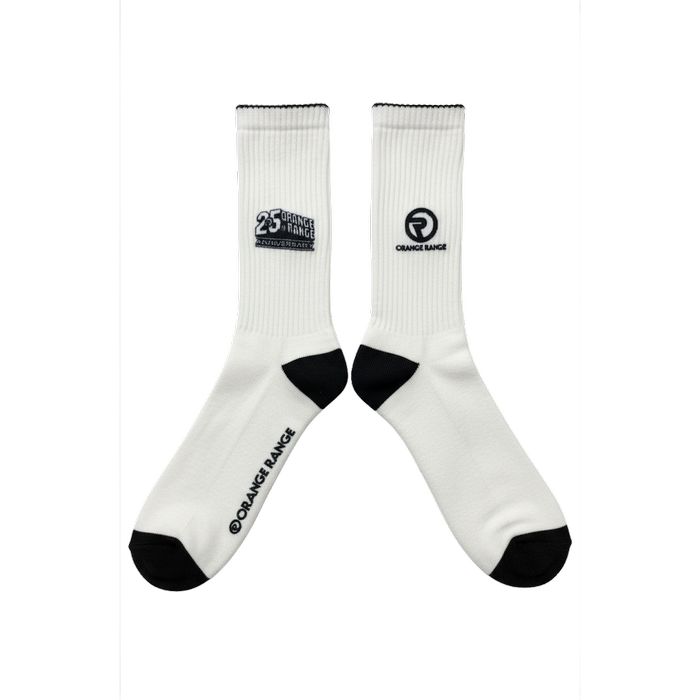 【ORANGE RANGE】25周年 ジャガードソックス/ホワイト