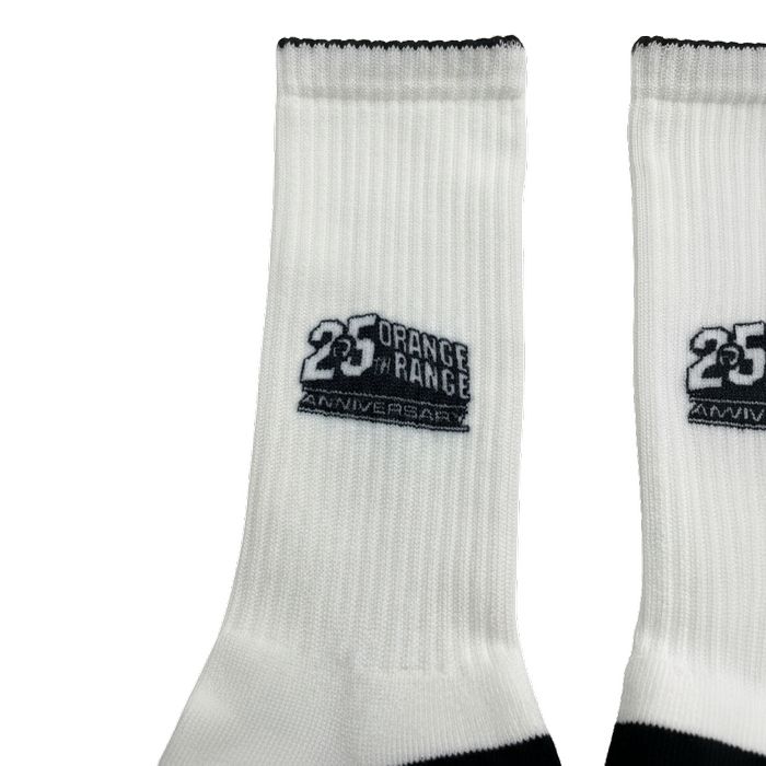【ORANGE RANGE】25周年 ジャガードソックス/ホワイト