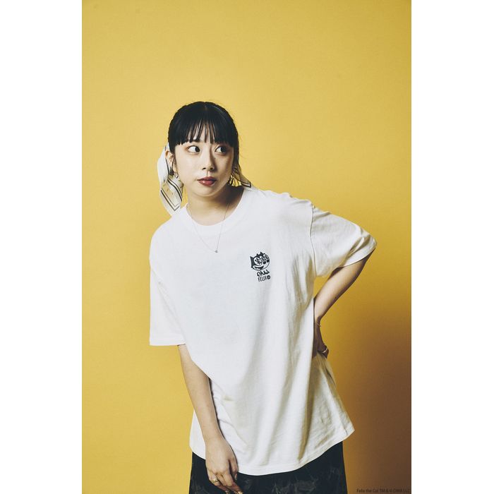【6】THE ORAL CIGARETTES × Felix the Cat コラボTシャツ/ブラック