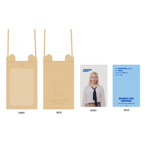 TWICE JAPAN SEASON'S GREETINGS 2023 "SECRET LIFE @OFFICE" カードホルダー&IDカード【JEONGYEON】