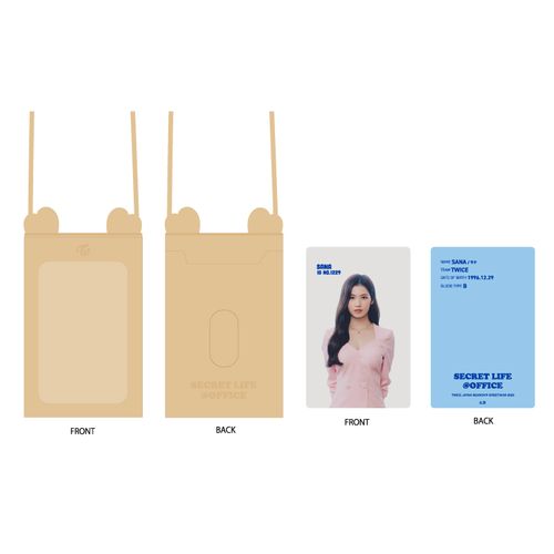 TWICE JAPAN SEASON'S GREETINGS 2023 "SECRET LIFE @OFFICE" カードホルダー&IDカード【SANA】