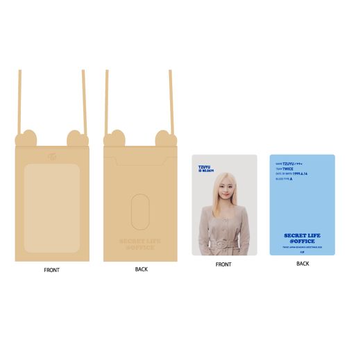 TWICE JAPAN SEASON'S GREETINGS 2023 "SECRET LIFE @OFFICE" カードホルダー&IDカード【TZUYU】