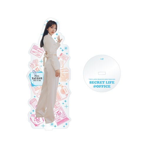 TWICE JAPAN SEASON'S GREETINGS 2023 "SECRET LIFE @OFFICE" アクリル付箋メモスタンド【NAYEON】