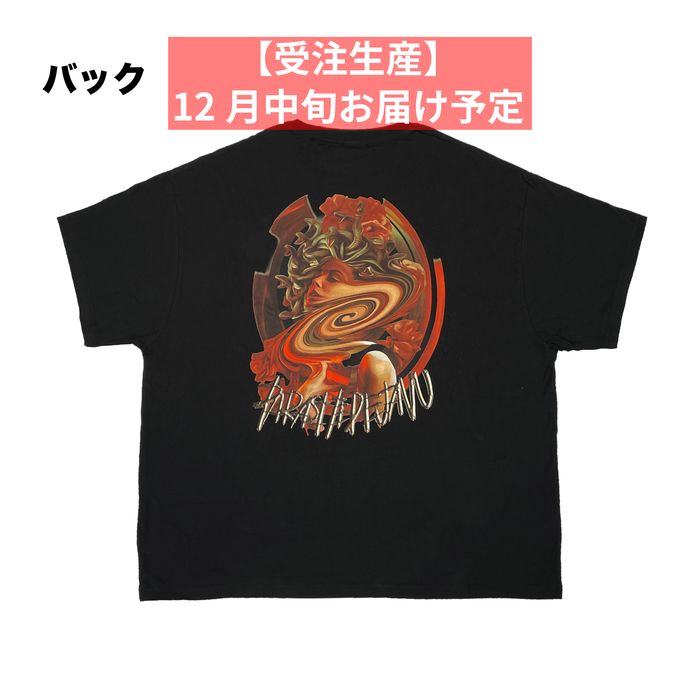 PD'22 × OLI WARPビッグシルエットTシャツ/ブラック