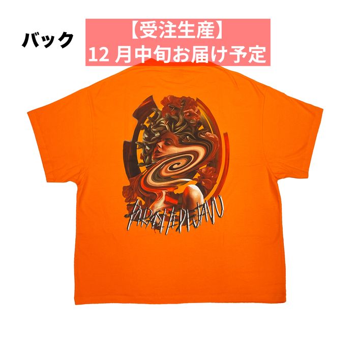 PD'22 × OLI WARPビッグシルエットTシャツ/PDオレンジ