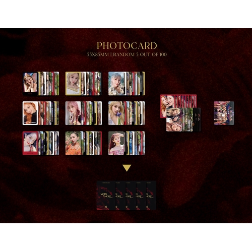 TWICE　THE 9TH MINI ALBUM『MORE & MORE』輸入盤【Aver.+Bver.+Cver.】3形態セット