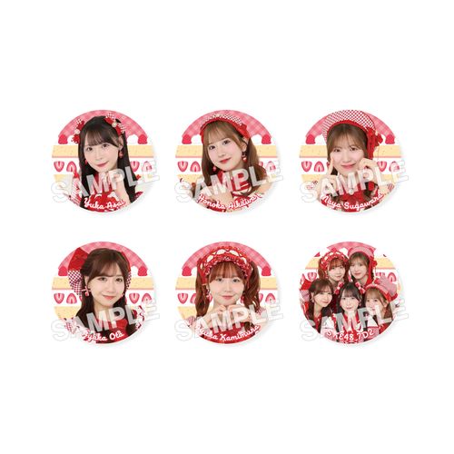 SKE48 7D2 10th Anniversary Live ～みんなでずっと舞台いたい～ 缶バッジ（ランダム全6種）
