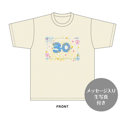 鎌田菜月　生誕記念Tシャツ＆メッセージ入り生写真（2026年8月度）