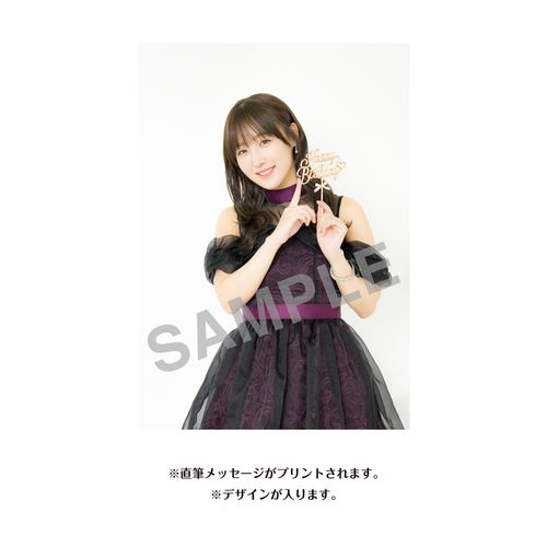 鎌田菜月　生誕記念Tシャツ＆メッセージ入り生写真（2026年8月度）
