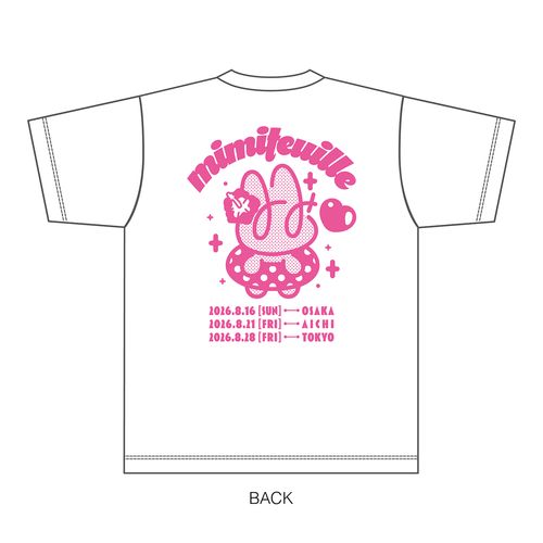 ミミフィーユ ライブツアー2026「ミミちゃんと過ごす夏」Tシャツ