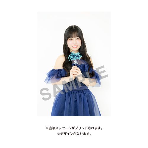 倉本羽菜　生誕記念Tシャツ＆メッセージ入り生写真（2026年9月度）