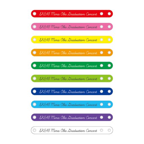 SKE48　カラーバンド　全10色