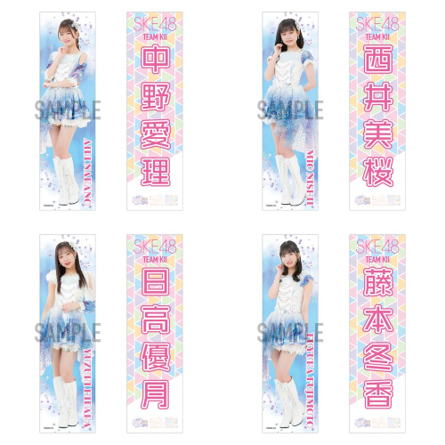 SKE48　メンバー別推しステッカー2枚セット(チームKII)