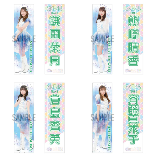 SKE48　メンバー別推しステッカー2枚セット(チームE)