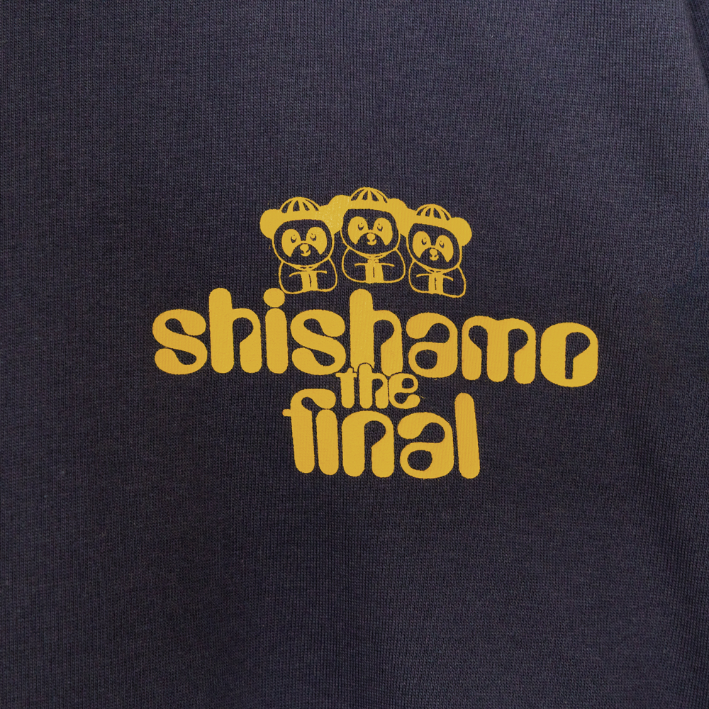 【会場受取】SHISHAMO×Candy Stripper SHISHAMO THE FINAL CHINA T/ネイビー