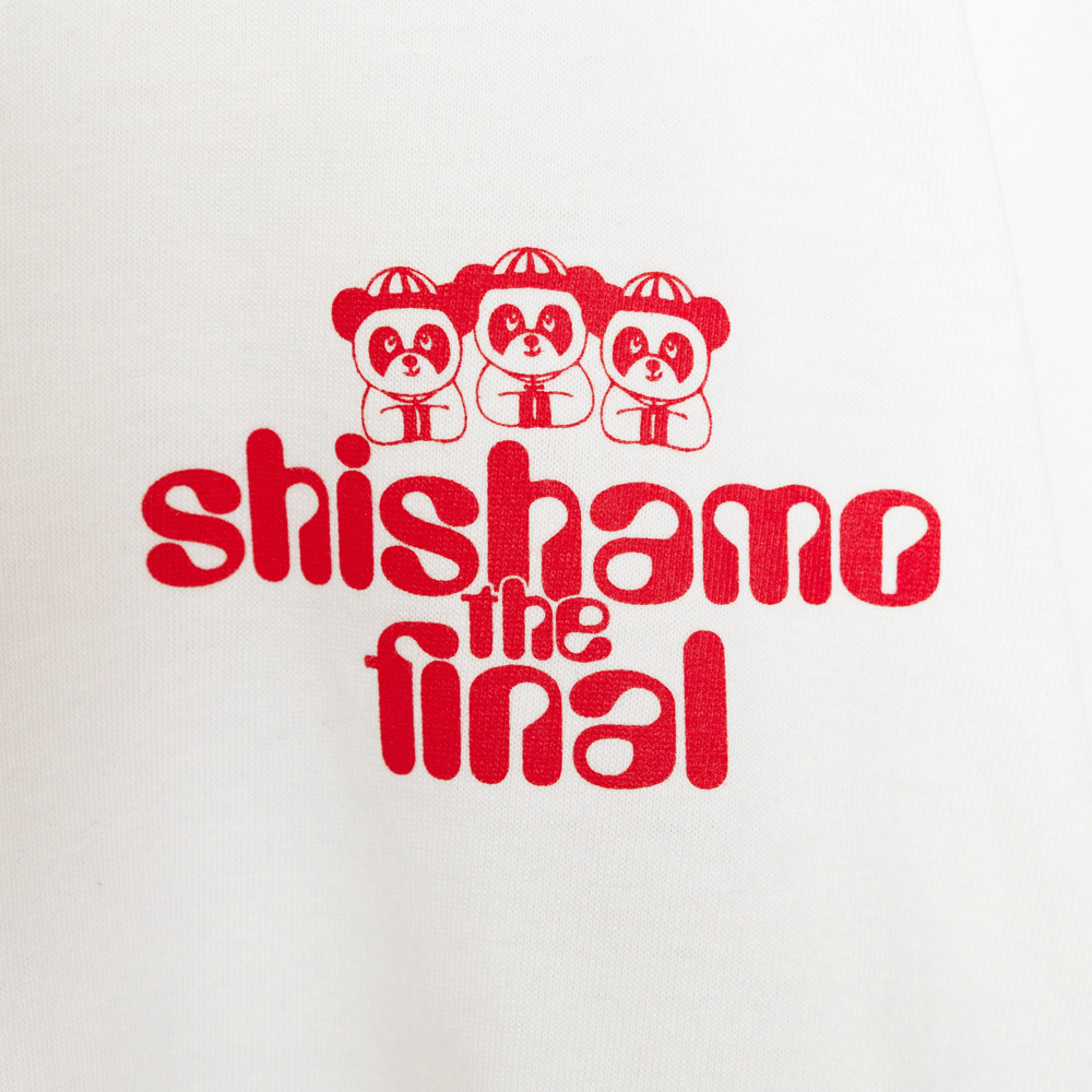 【会場受取】SHISHAMO×Candy Stripper SHISHAMO THE FINAL CHINA T/オフホワイト