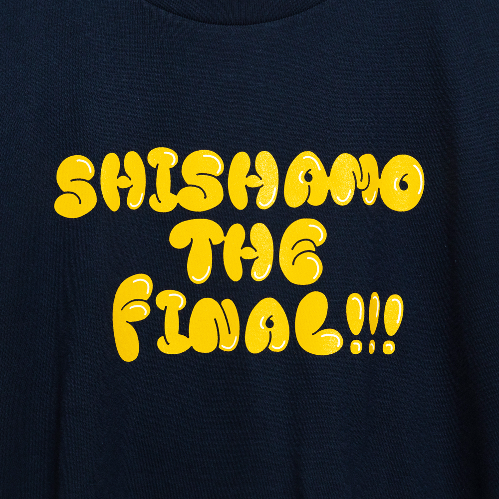 【会場受取】SHISHAMO THE FINAL ロゴTシャツ/ネイビー×イエロー