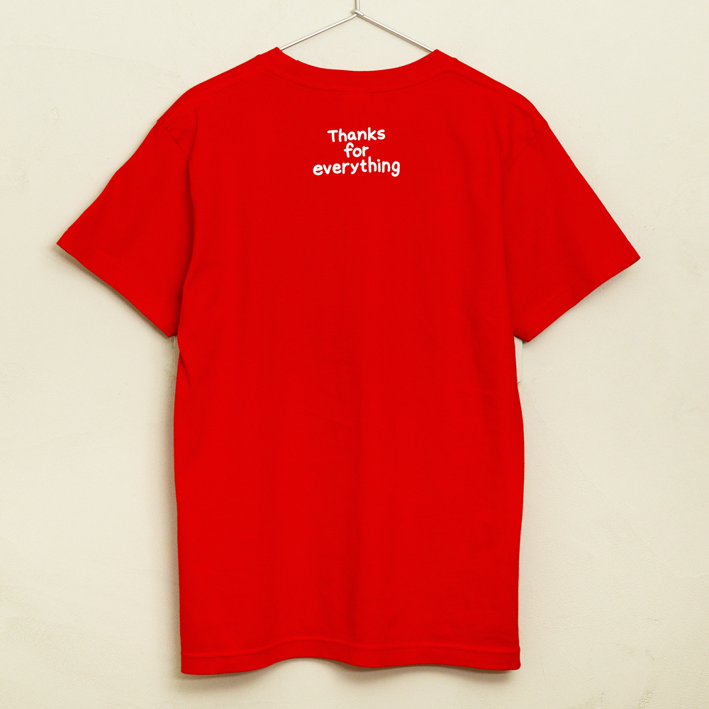【会場受取】SHISHAMO THE FINAL ロゴTシャツ/レッド×ホワイト