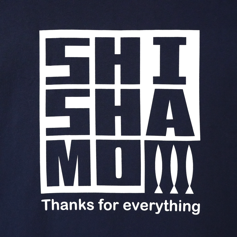 【会場受取】SHISHAMO Thanks for everything ロゴTシャツ/ネイビー×白
