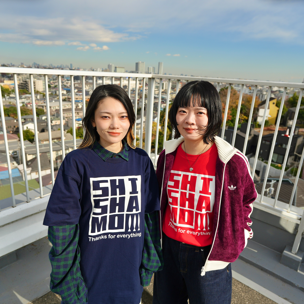 【会場受取】SHISHAMO Thanks for everything ロゴTシャツ/ネイビー×白