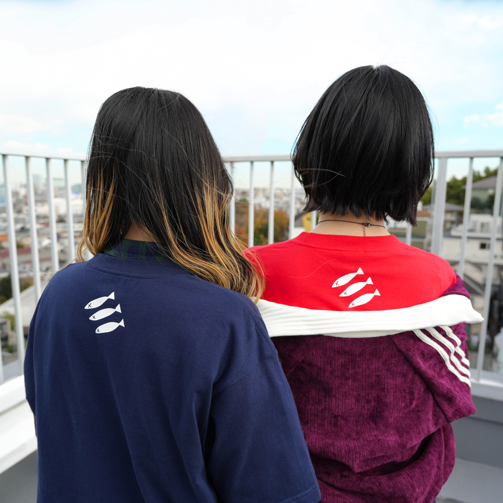 【会場受取】SHISHAMO Thanks for everything ロゴTシャツ/赤×白