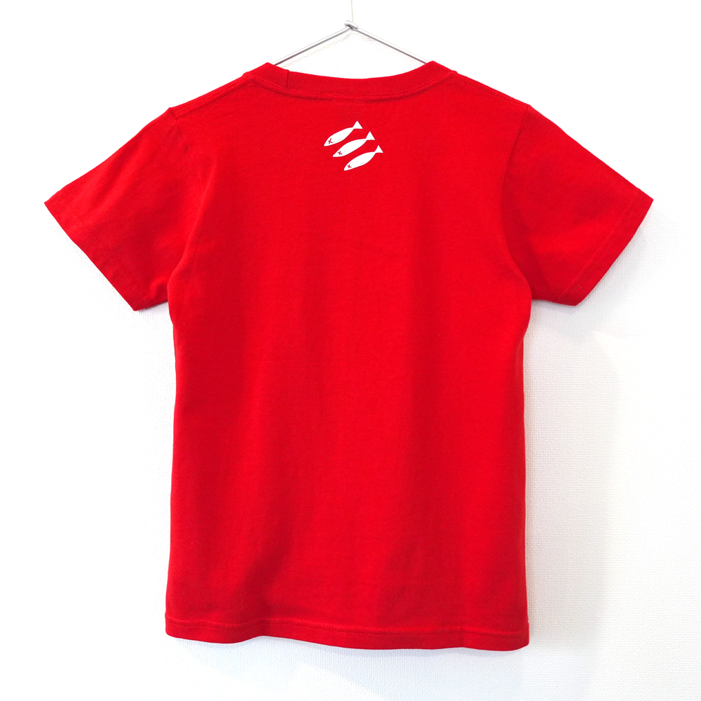 【会場受取】SHISHAMO Thanks for everything KIDSロゴTシャツ/赤×白