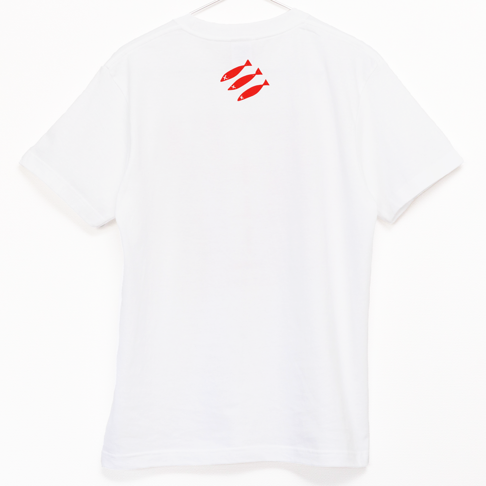 【会場受取】SHISHAMO Thanks for everything ロゴTシャツ/白×赤