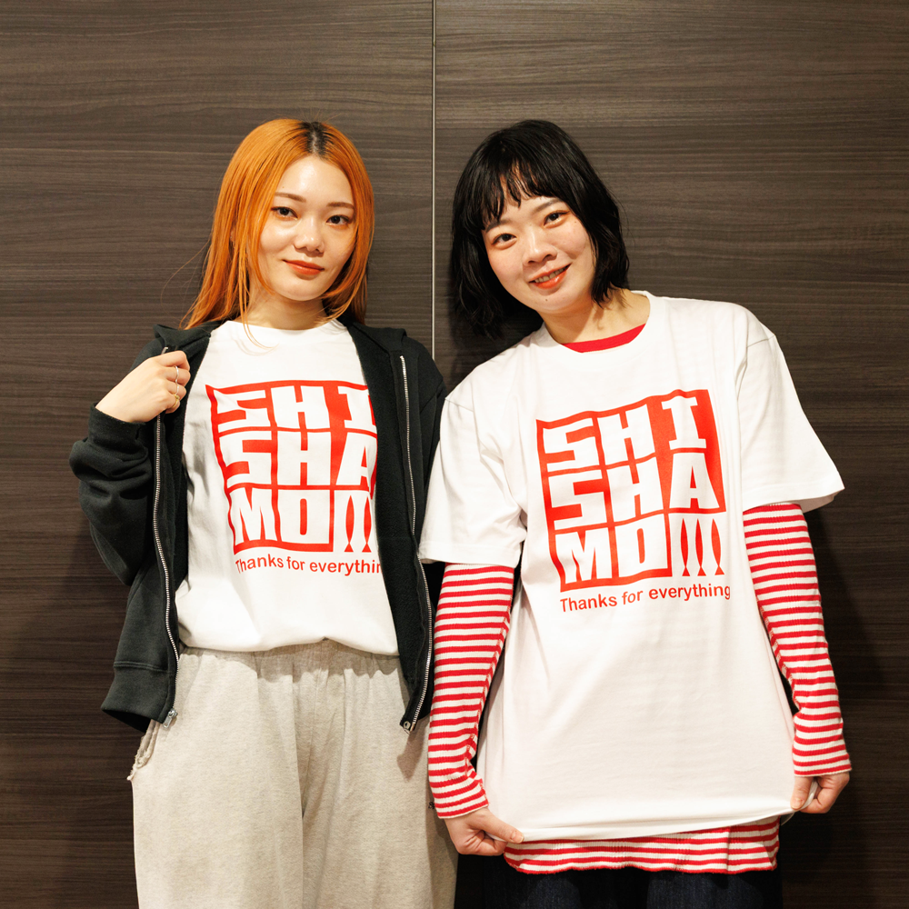 【会場受取】SHISHAMO Thanks for everything ロゴTシャツ/白×赤