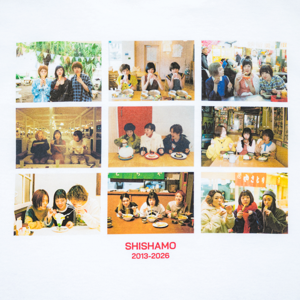 【会場受取】SHISHAMO×TANGTANG×川島小鳥 コラボTシャツ/Forever My Friends