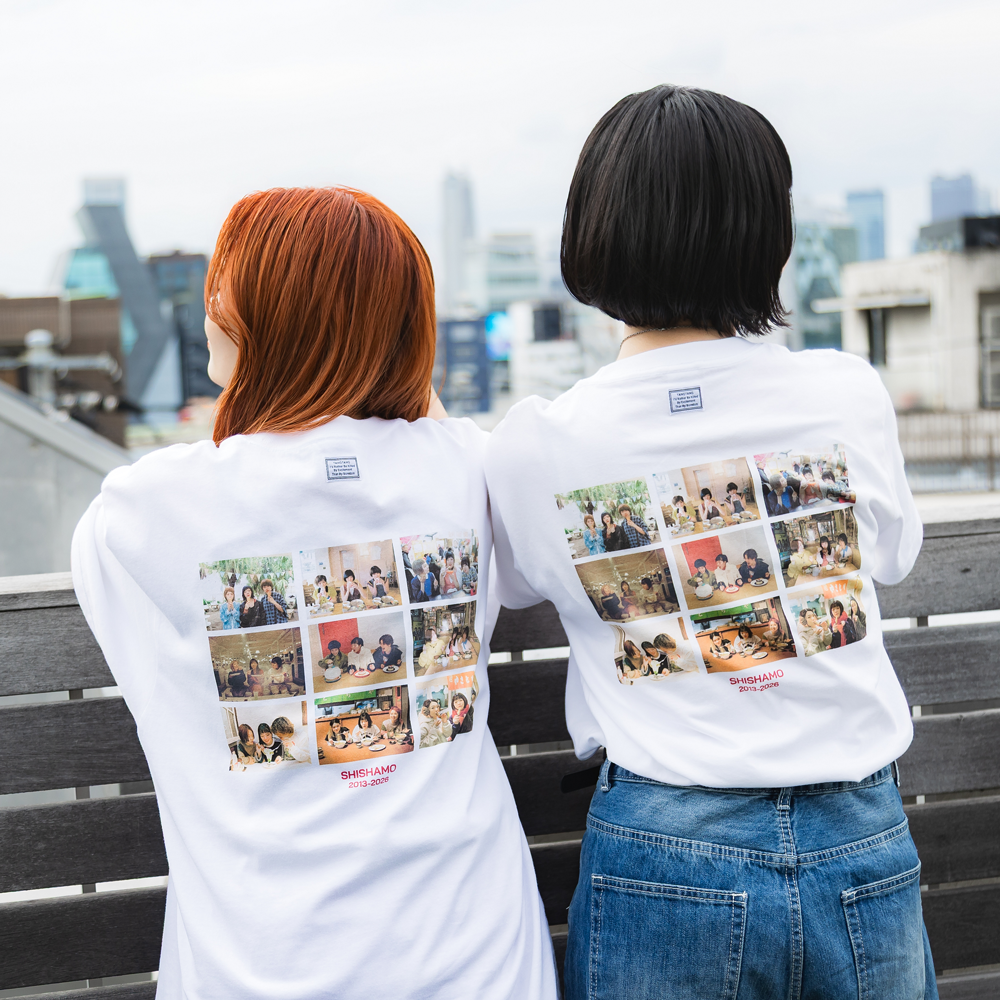 【会場受取】SHISHAMO×TANGTANG×川島小鳥 コラボTシャツ/Forever My Friends