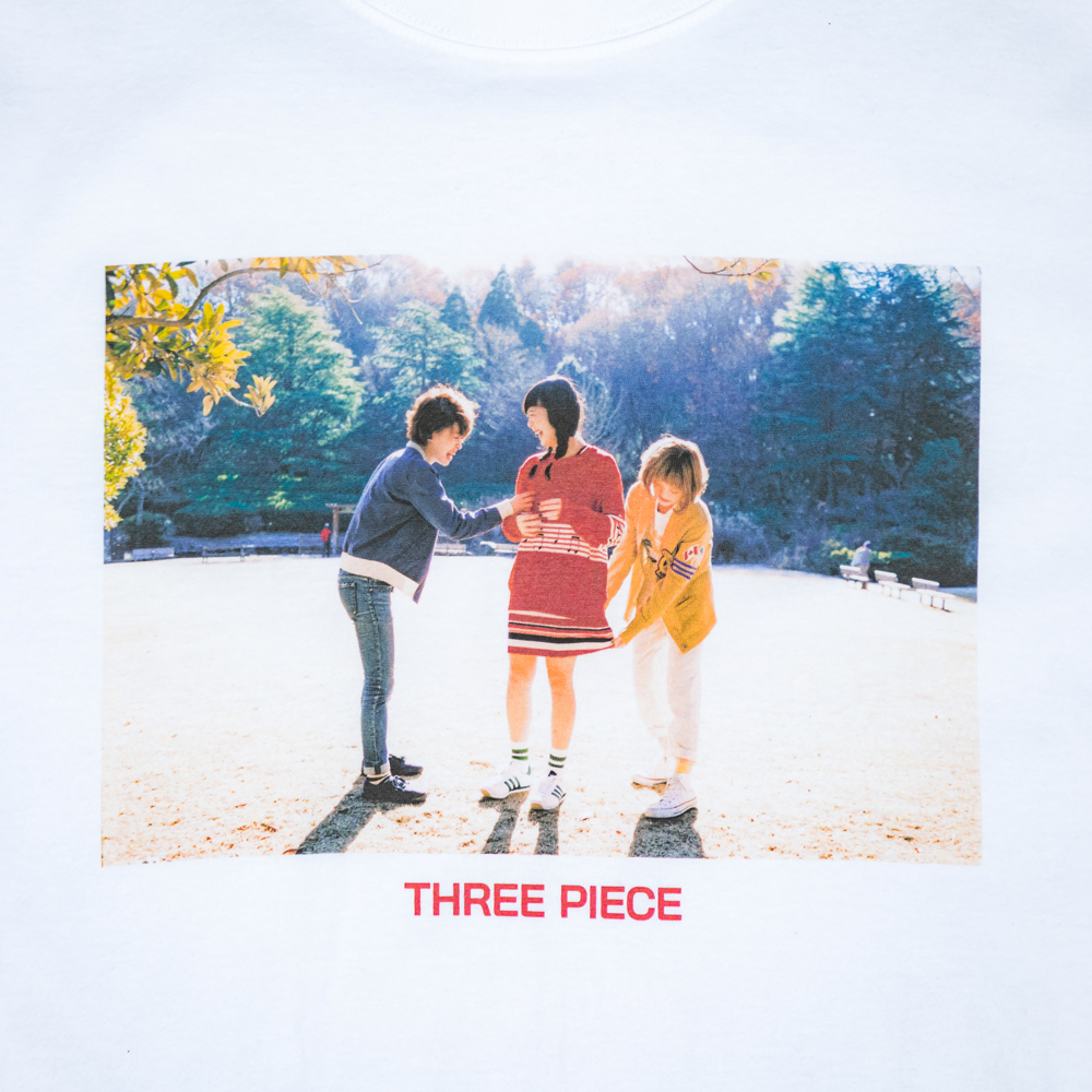 【会場受取】SHISHAMO×TANGTANG×川島小鳥 コラボTシャツ/THREE PIECE