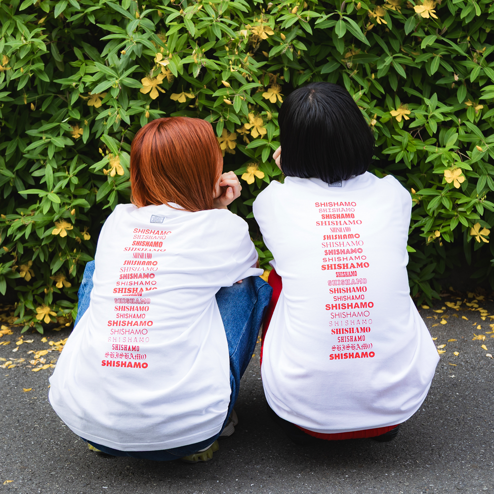 【会場受取】SHISHAMO×TANGTANG×川島小鳥 コラボTシャツ/THREE PIECE