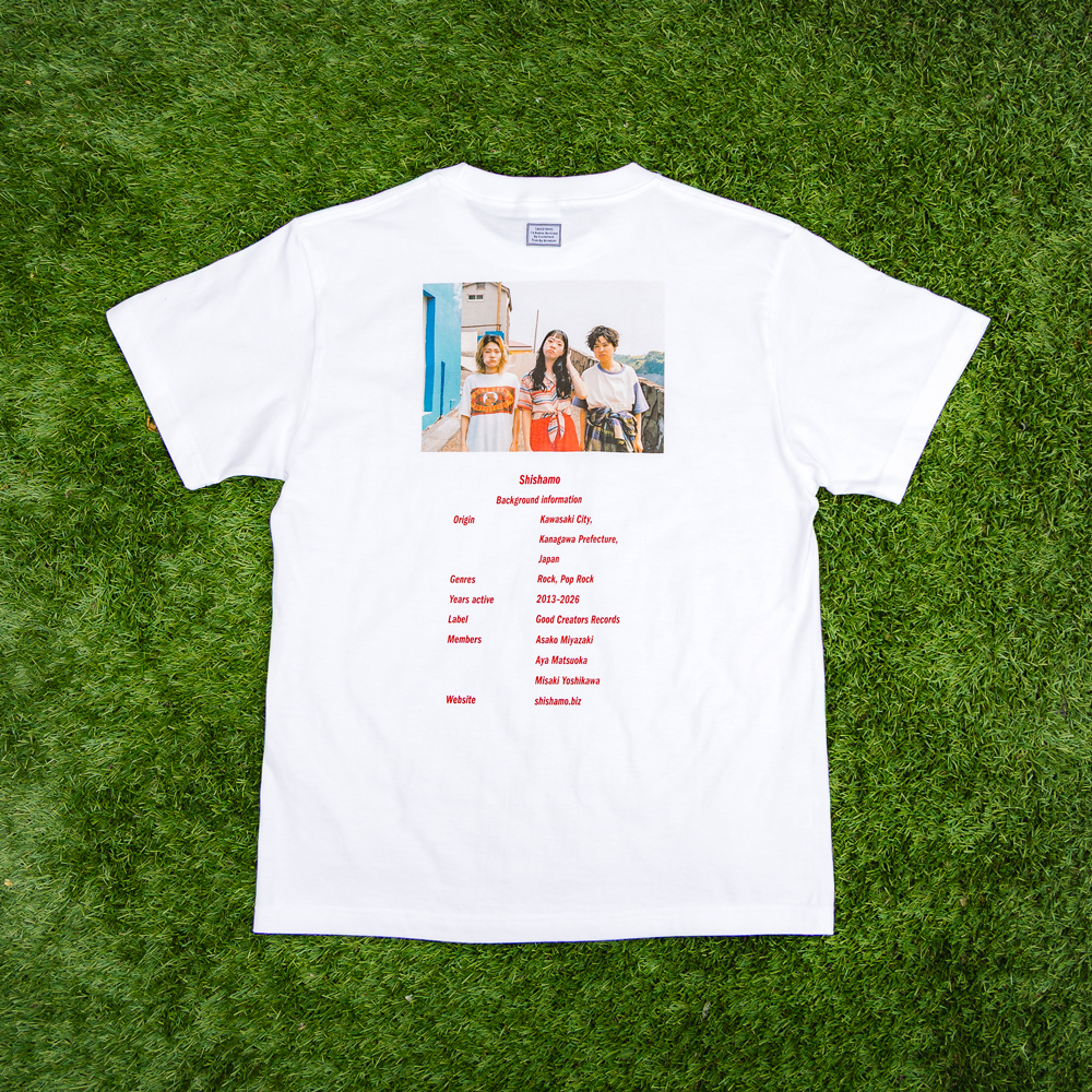 【会場受取】SHISHAMO×TANGTANG×川島小鳥 コラボTシャツ/SHISHAMO info