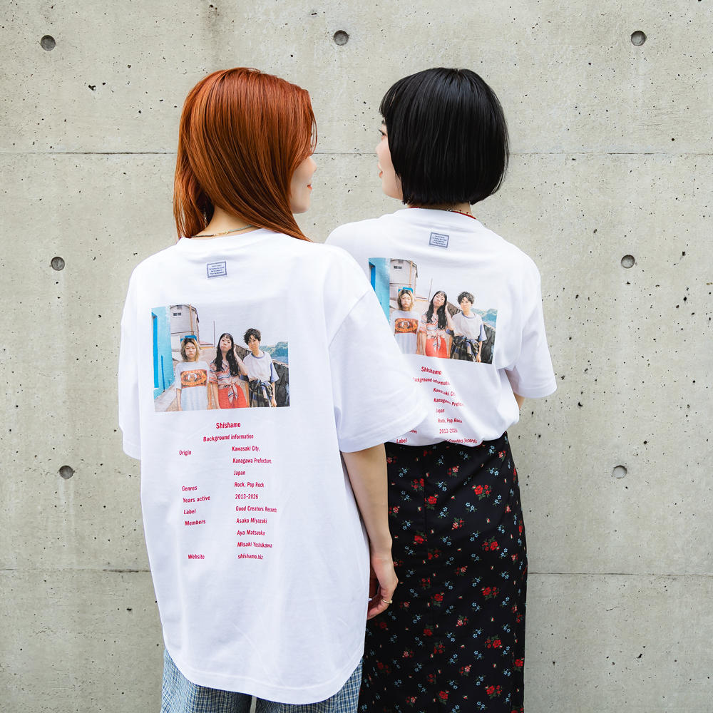 【会場受取】SHISHAMO×TANGTANG×川島小鳥 コラボTシャツ/SHISHAMO info