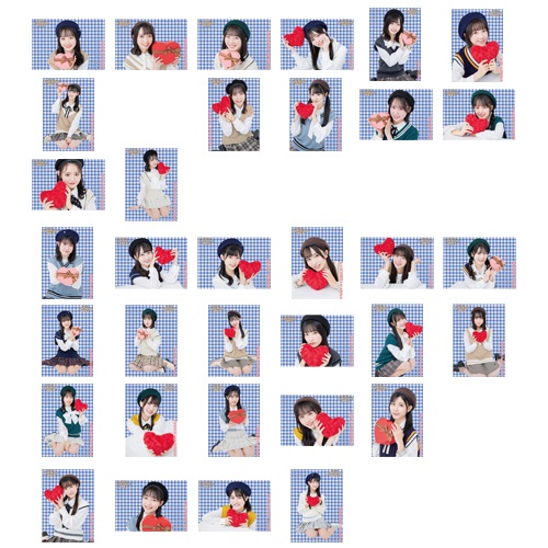 STU48 バレンタイン2023 個別A3クリアポスター