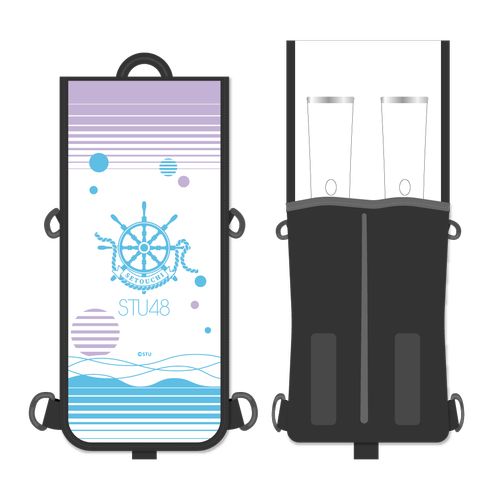 STU48 ペンライトホルダー(ブルー×パープル)