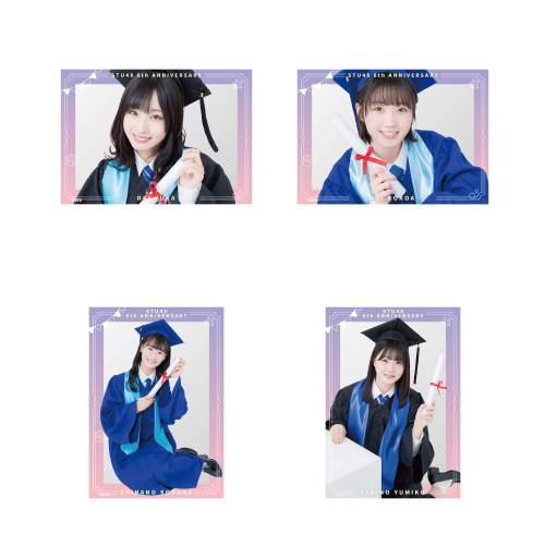 STU48 6th Anniversary ランダムA5クリアポスター