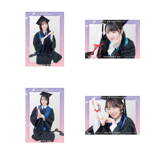 STU48 6th Anniversary ランダムA5クリアポスター