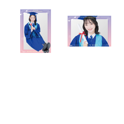 STU48 6th Anniversary ランダムA5クリアポスター