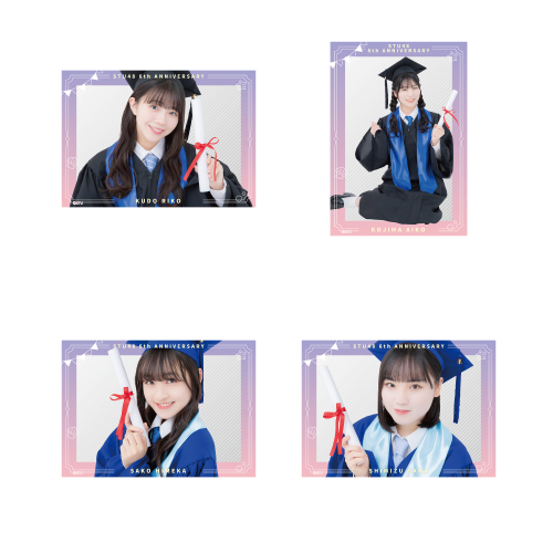 STU48 6th Anniversary ランダムA5クリアポスター