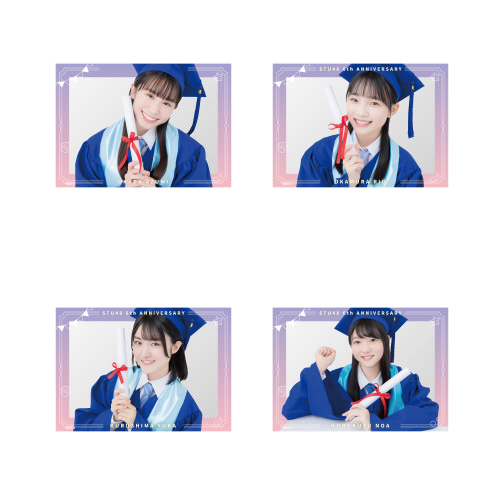 STU48 6th Anniversary ランダムA5クリアポスター