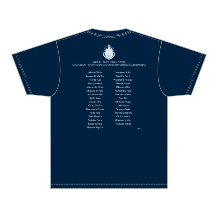 STU48 8th Anniversary Tシャツ/ネイビー