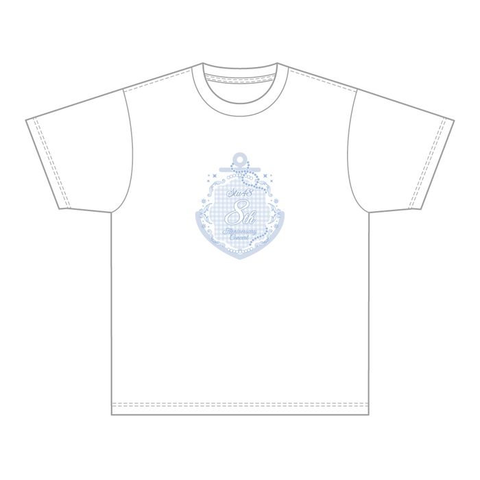 STU48 8th Anniversary Tシャツ/ホワイト