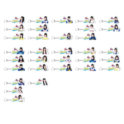 STU48 個別アクリルネームキーホルダー(チアガール衣装)