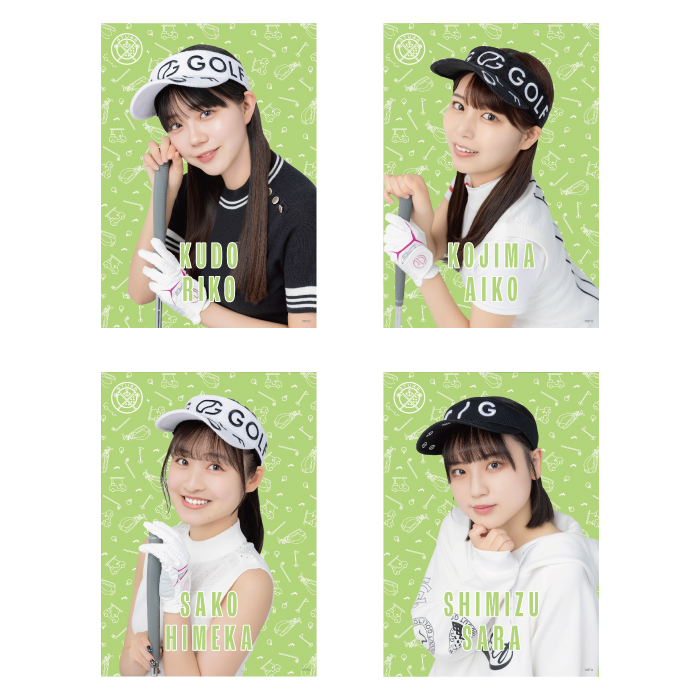 STU48 個別A4クリアポスター(ゴルフウェア)