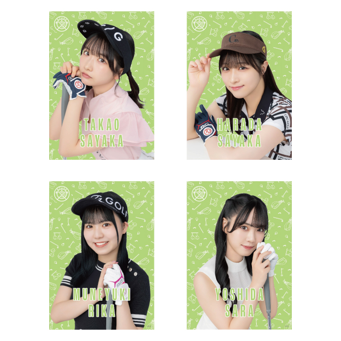 STU48 個別A4クリアポスター(ゴルフウェア)