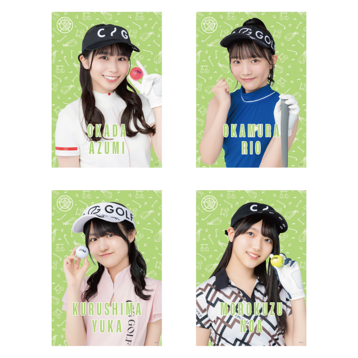 STU48 個別A4クリアポスター(ゴルフウェア)