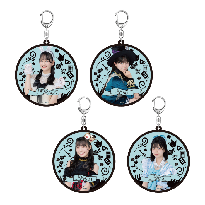 STU48 Halloween2024 個別コースターキーホルダー