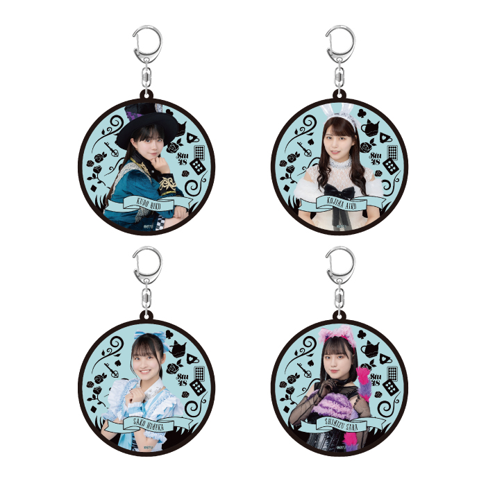 STU48 Halloween2024 個別コースターキーホルダー